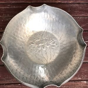 Vintage Hand forged aluminum bowl